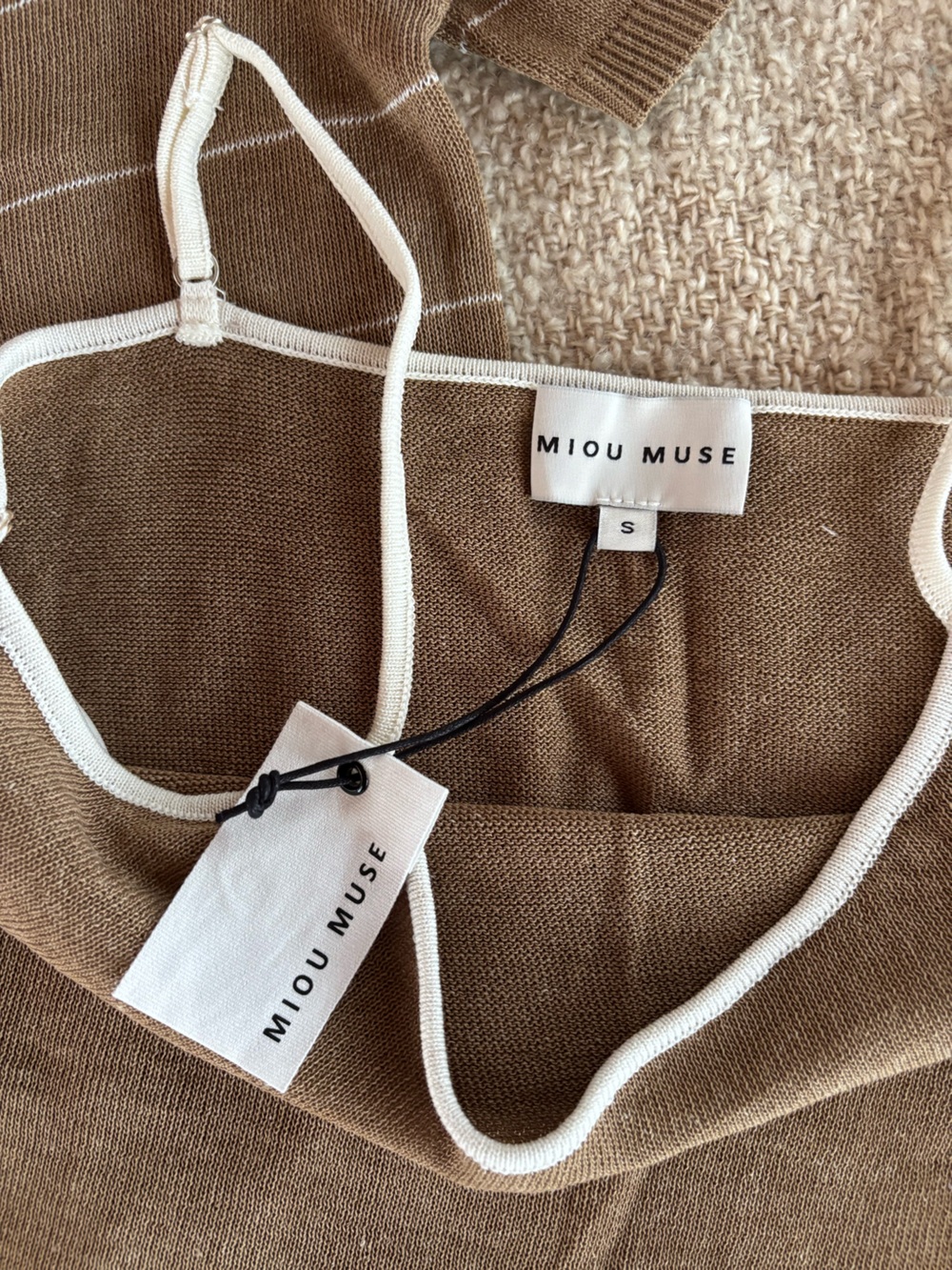 NWT Linen Blend Cardigan Set - Picture 3 of 12